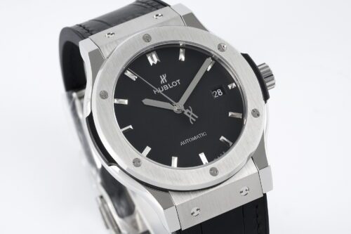 Classic Fusion 42mm APSF 1:1 Best Edition Black Dial on Black Gummy Strap A1110 - Image 4