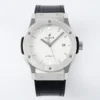 Classic Fusion 42mm APSF 1:1 Best Edition White Dial on Black Gummy Strap A1110
