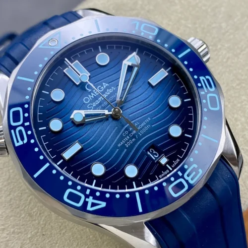 Omega Ice Blue Seahorse 300m 8800 Movement 42mm