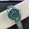 Omega 2022 Green Seahorse 300 with Black Balance Wheel 8800 Movement - Image 3