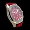 Aquanaut 5067A SS PPF 1:1 Best Edition Red Textured Dial on Red Rubber Strap RONDA Quartz - Image 3