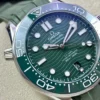 Omega 2022 Green Seahorse 300 with Black Balance Wheel 8800 Movement - Image 2