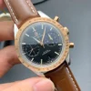 OMEGA Speedmaster '57 41.5mm, Steel - Red Gold on Leather Strap - Image 2