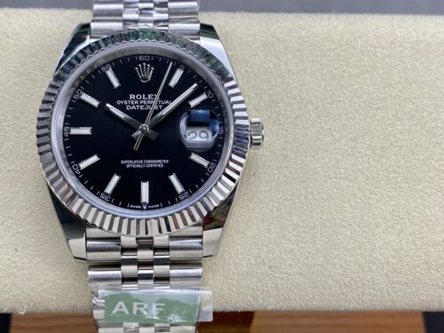 DateJust 36mm 126234 VSF 1:1 Best Edition 904L Steel Black Stick Dial on Jubilee Bracelet VS3235