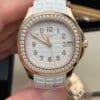 Aquanaut 5067A RG PPF 1:1 Best Edition White Textured Dial on White Rubber Strap RONDA Quartz - Image 2
