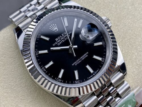 DateJust 36mm 126234 VSF 1:1 Best Edition 904L Steel Black Stick Dial on Jubilee Bracelet VS3235 - Image 3