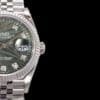 DateJust 36 126234 VSF 1:1 Best Edition 904L Steel Green Leaf Diamonds Dial on Jubilee Bracelet VS3235 - Image 4