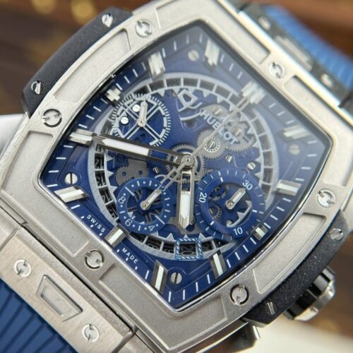 Hublot Spirit Of Big Bang Titanium 42mm Blue Dial - Image 5