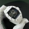 Richard Mille RM055 White Ceramic Rubber Strap ZF Factory 50mm - Image 2