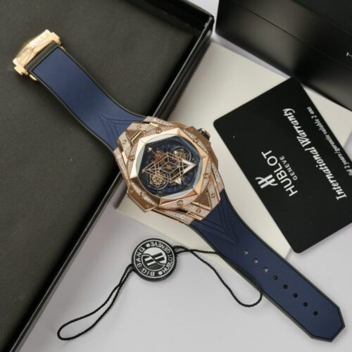 Hublot Big Bang Sang Bleu II King Gold Blue 44mm by HB Factory - Image 2