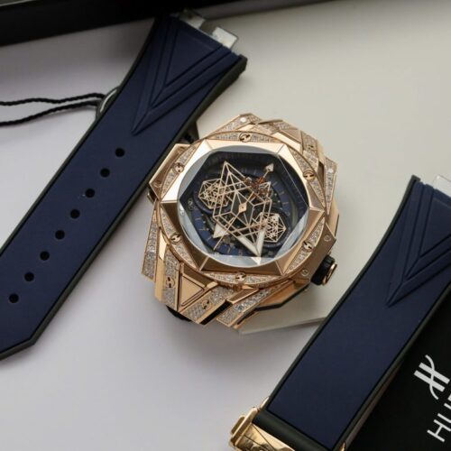 Hublot Big Bang Sang Bleu II King Gold Blue 44mm by HB Factory - Image 3