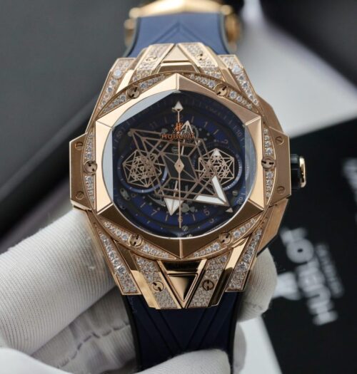 Hublot Big Bang Sang Bleu II King Gold Blue 44mm by HB Factory