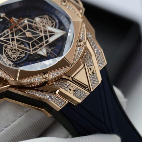 Hublot Big Bang Sang Bleu II King Gold Blue 44mm by HB Factory - Image 5