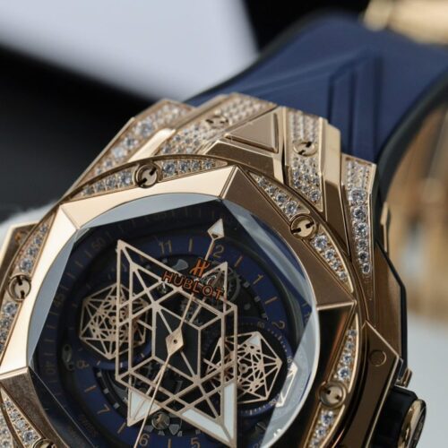 Hublot Big Bang Sang Bleu II King Gold Blue 44mm by HB Factory - Image 8