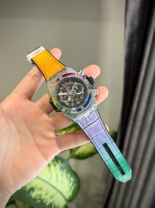 Hublot Big Bang Unico Rainbow Titanium 45mm by BBF Factory - Image 4