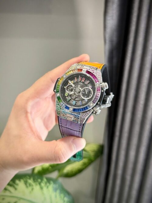 Hublot Big Bang Unico Rainbow Titanium 45mm by BBF Factory - Image 5