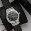 Hublot Classic Fusion Titanium Green Full Diamond 38mm - Image 2