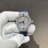 Hublot Classic Fusion Blue Rubber Strap Moissanite Diamond 33mm