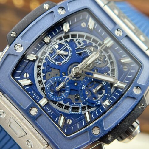 Hublot Spirit Of Big Bang Titanium 42mm Blue Bezel - Image 2