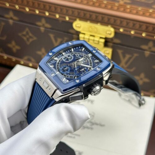 Hublot Spirit Of Big Bang Titanium 42mm Blue Bezel - Image 4