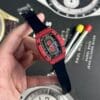 Richard Mille RM07-01 Red Carbon Rubber Strap 32x46mm