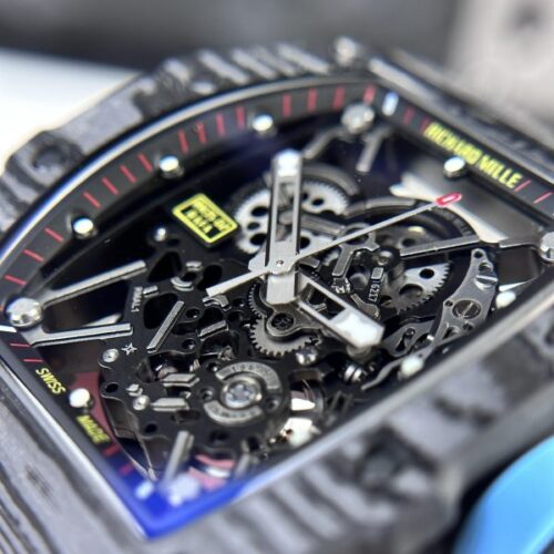 Richard Mille RM35-02 Custom Full Carbon Case Blue BBR - Image 5