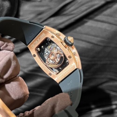 Richard Mille RM007 Rose Gold Wrapped with Full Natural Diamond - Image 3