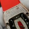 Richard Mille RM007 with Custom Moissanite Diamonds Red 36mm - Image 5