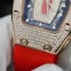 Richard Mille RM007 with Custom Moissanite Diamonds Red 36mm - Image 7