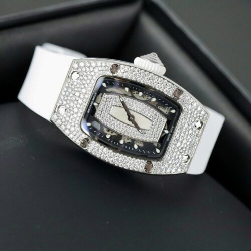 Richard Mille RM007 White Custom Full Moissanite Diamonds - Image 2