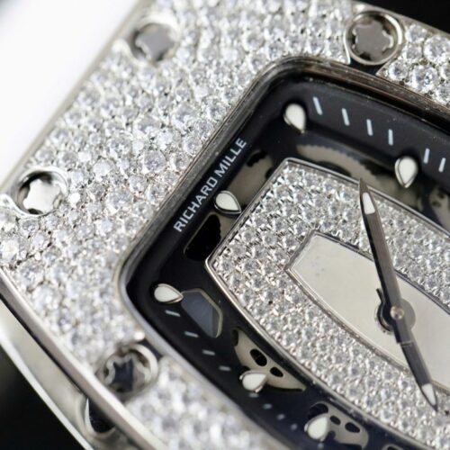 Richard Mille RM007 White Custom Full Moissanite Diamonds - Image 3