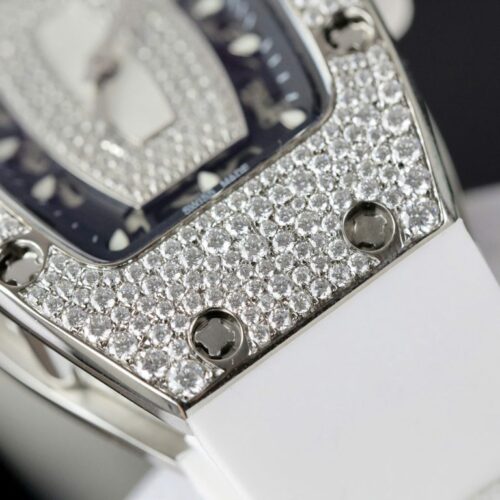 Richard Mille RM007 White Custom Full Moissanite Diamonds - Image 4