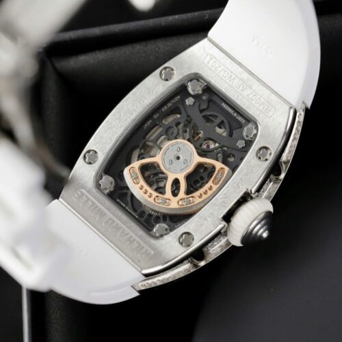 Richard Mille RM007 White Custom Full Moissanite Diamonds - Image 6