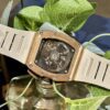 Richard Mille RM011 Full Diamond with White Rubber Strap - Image 8