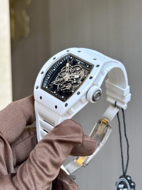 Richard Mille RM055 Bubba Watson Ceramic White with Black Dial, BBR Factory - Image 2