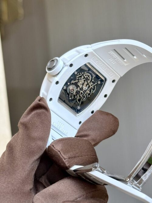 Richard Mille RM055 Bubba Watson Ceramic White with Black Dial, BBR Factory - Image 3