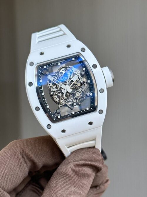 Richard Mille RM055 Bubba Watson Ceramic White with Black Dial, BBR Factory - Image 6