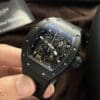 Richard Mille RM055 Black Ceramic Rubber Strap BBR Factory 50mm - Image 3