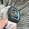 Richard Mille RM055 Full Carbon White Rubber Strap BBR 50mm - Image 2