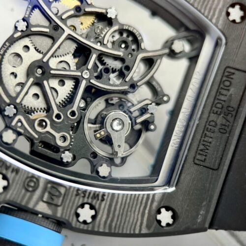 Richard Mille RM055 Full Carbon Case with Rubber Strap - Image 8