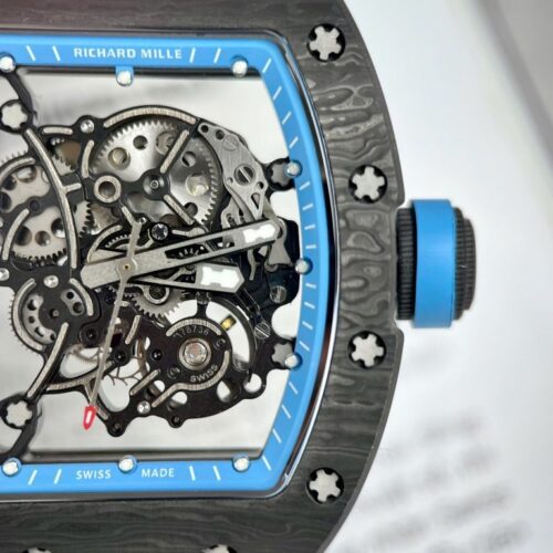 Richard Mille RM055 Full Carbon Case with Rubber Strap - Image 4