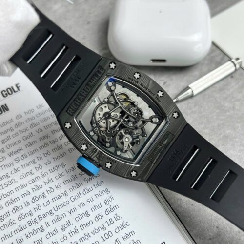 Richard Mille RM055 Full Carbon Case with Rubber Strap - Image 6