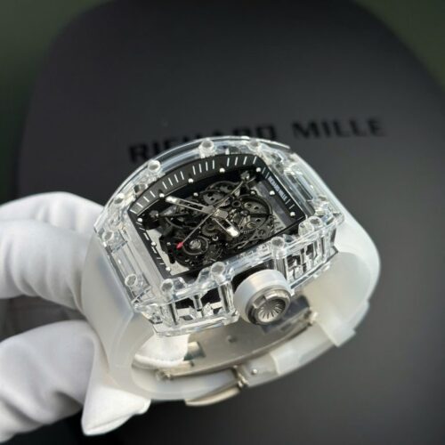 Richard Mille RM055 Sapphire Crystal with Rubber Strap - Image 5