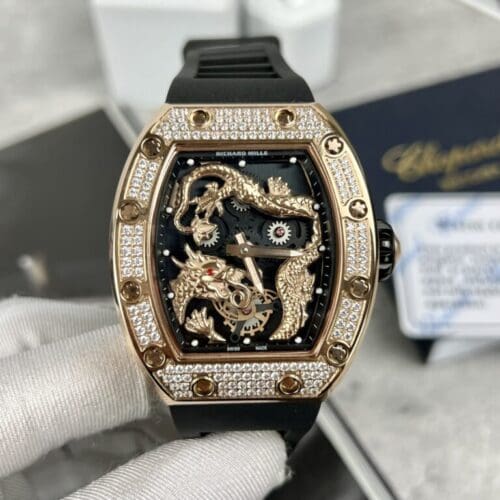 Richard Mille RM057 Jackie Chan Watch with Full Diamonds 44mm