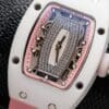 Richard Mille RM07-01 Ceramic with Pink Rubber Strap - Image 4