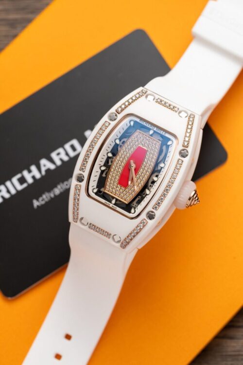 Richard Mille RM07-01 with Diamonds and White Ceramic Case