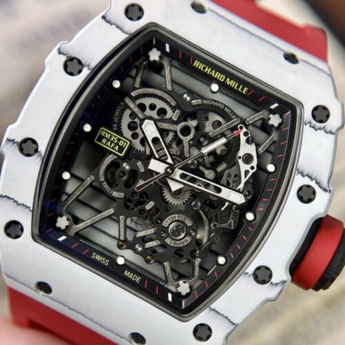 Richard Mille RM35-01 Rafael Nadal Red Rubber Strap 1:1 BBR Factory 42mm - Image 4