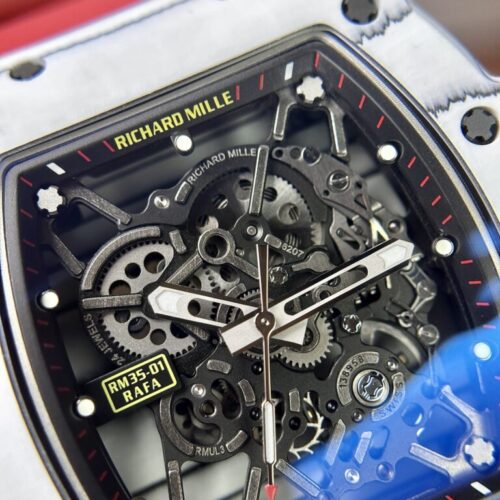 Richard Mille RM35-01 Rafael Nadal Red Rubber Strap 1:1 BBR Factory 42mm - Image 6