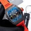 Richard Mille RM35-01 1:1 Red Rubber Strap 45mm - Image 2