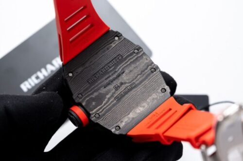 Richard Mille RM35-01 1:1 Red Rubber Strap 45mm - Image 3